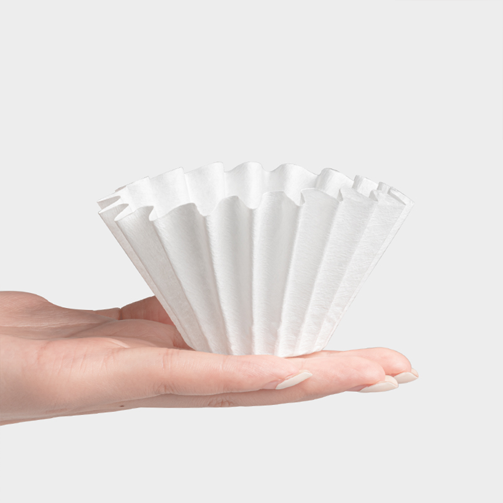 TIMEMORE Flat Bottom Paper Filters - 01 Size - 100 Pack