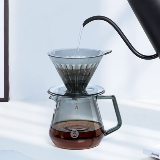 TIMEMORE Crystal Eye Brewer Set PCTG Dripper 02