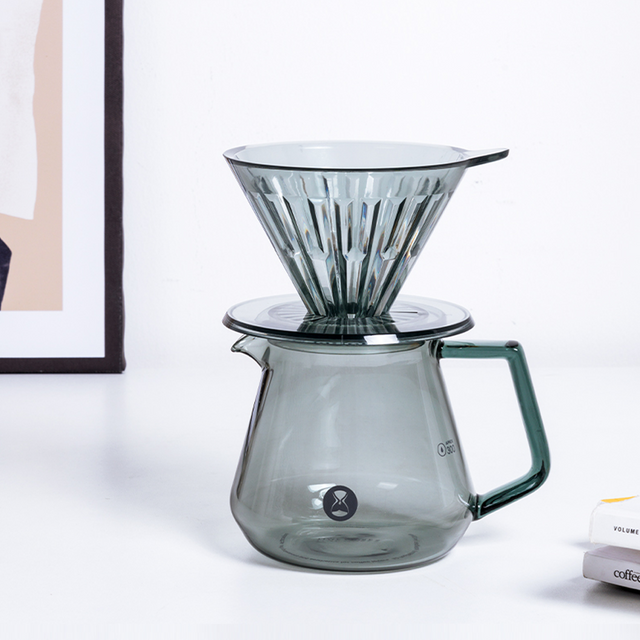 TIMEMORE Crystal Eye Brewer Set PCTG Dripper 02