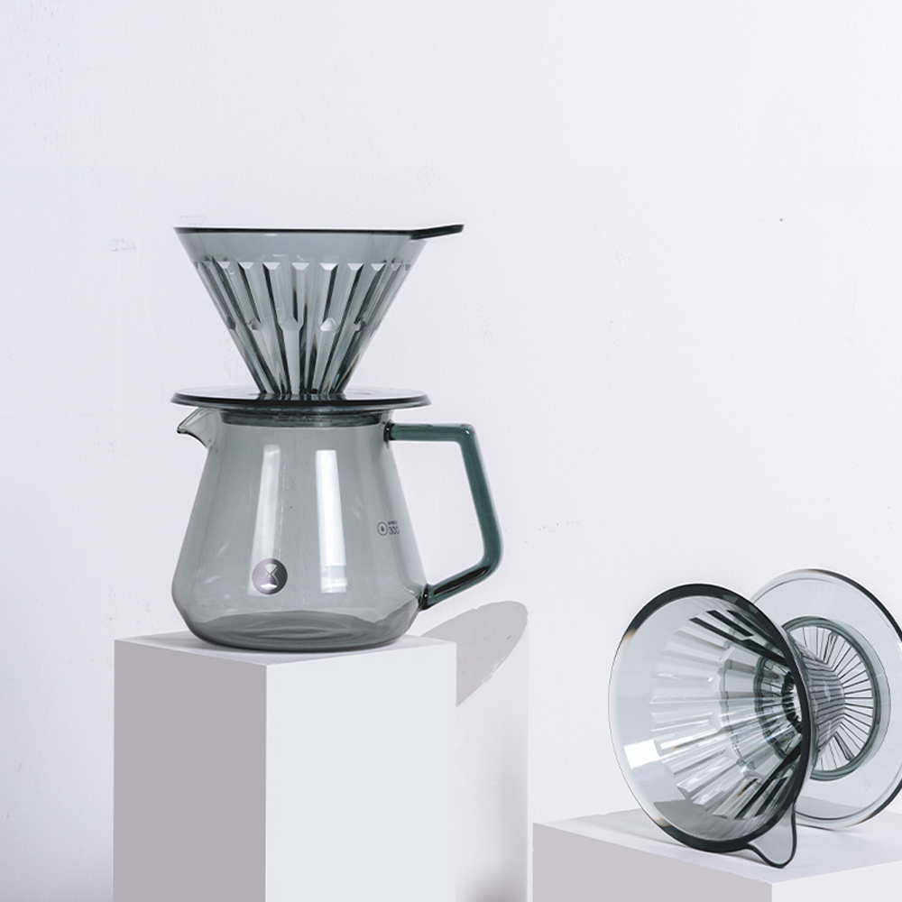 TIMEMORE Crystal Eye Brewer Set PCTG Dripper 02